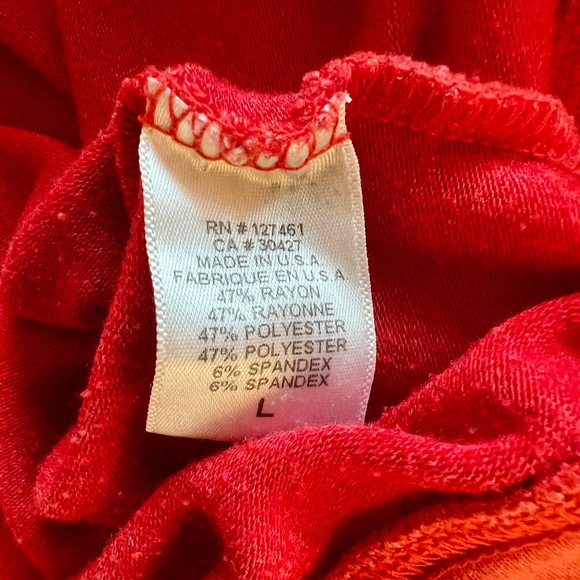 Wildfox Red Christmas Tree Baggy Beach Jumper Size Large - Picture 8 of 13